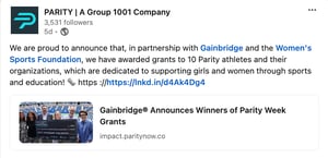 Parity LinkedIn